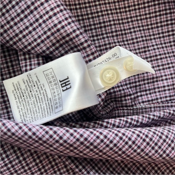 Banana Republic Men's Purple Striped Dress Shirt - Picture 5 of 8